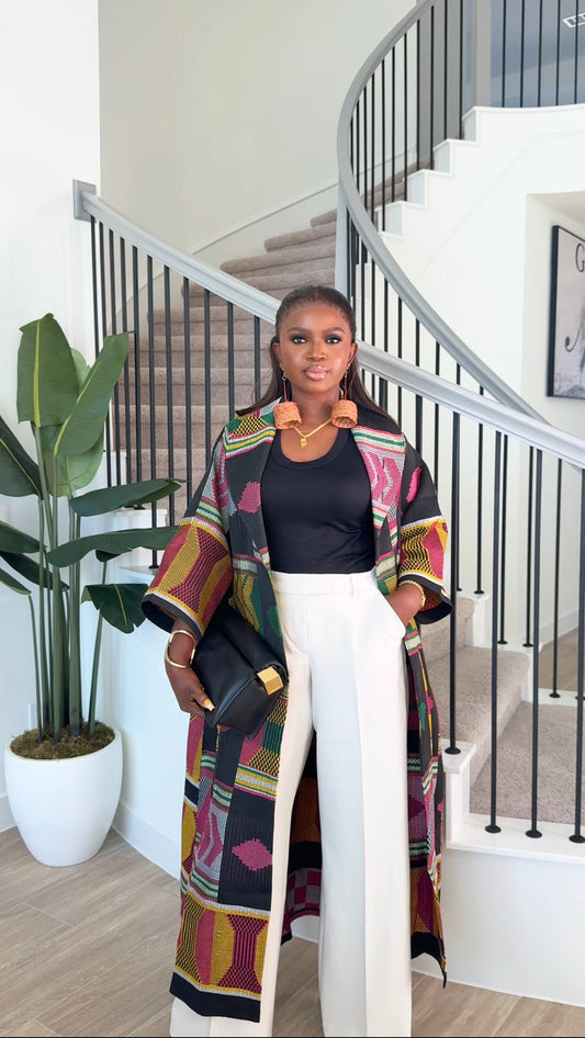 Akwaete kimono jacket