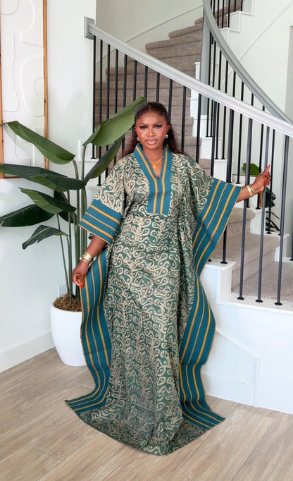 AA Adire X Asoke kaftan