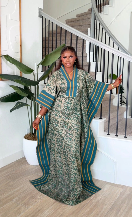 AA Adire X Asoke kaftan