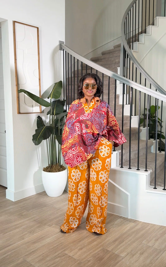 Adire chic set